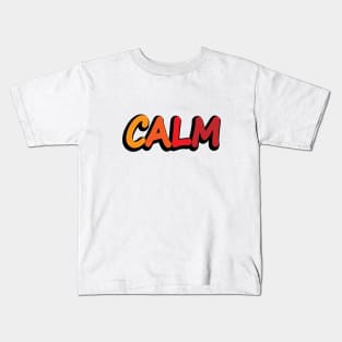 Calm artistic design Kids T-Shirt
